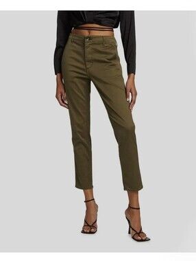Moussy Women’s Olive Green Slim Pants